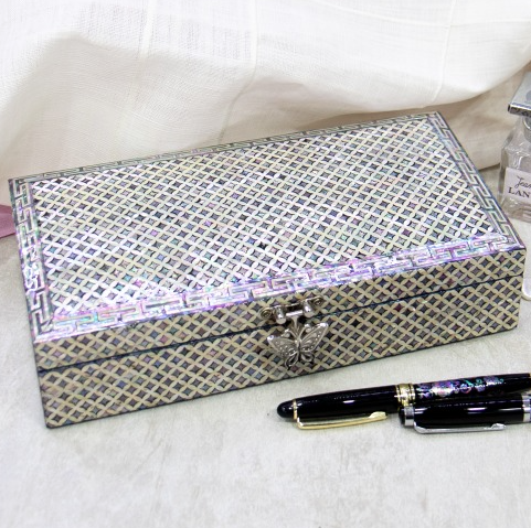 Chilbo Pattern Mother-of-Pearl Gift & Jewelry Box