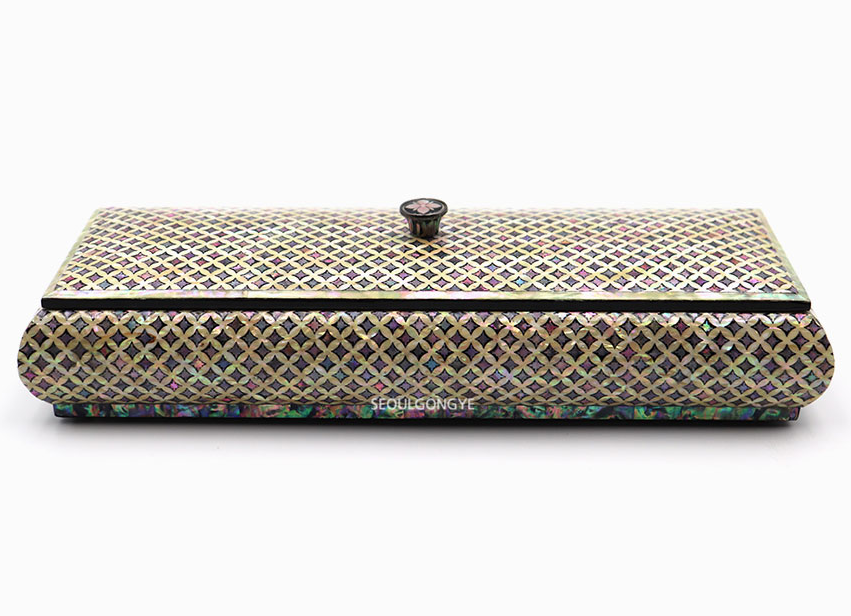 Chilbo Pattern Mother-of-Pearl Stationery Box (Large)