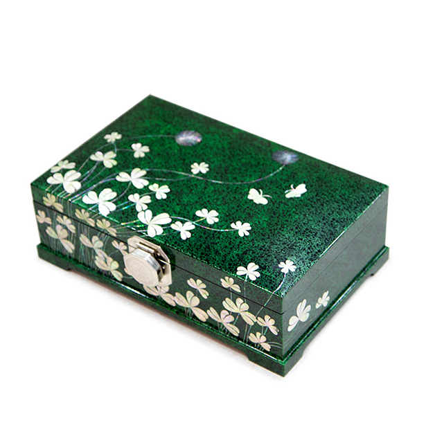 Premium Ottchil Lacquer Cosmos Jewelry Box by Jang Chun-cheol (2-Tier)
