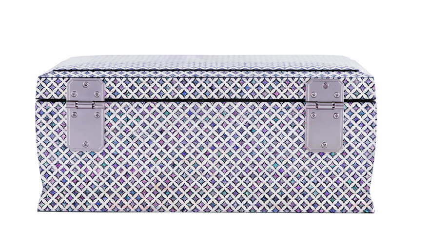 Diamond Chilbo Pattern 2-Drawer Jewelry Chest by Park In-ho