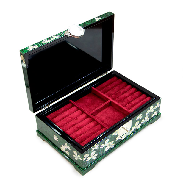 Premium Ottchil Lacquer Cosmos Jewelry Box by Jang Chun-cheol (2-Tier)