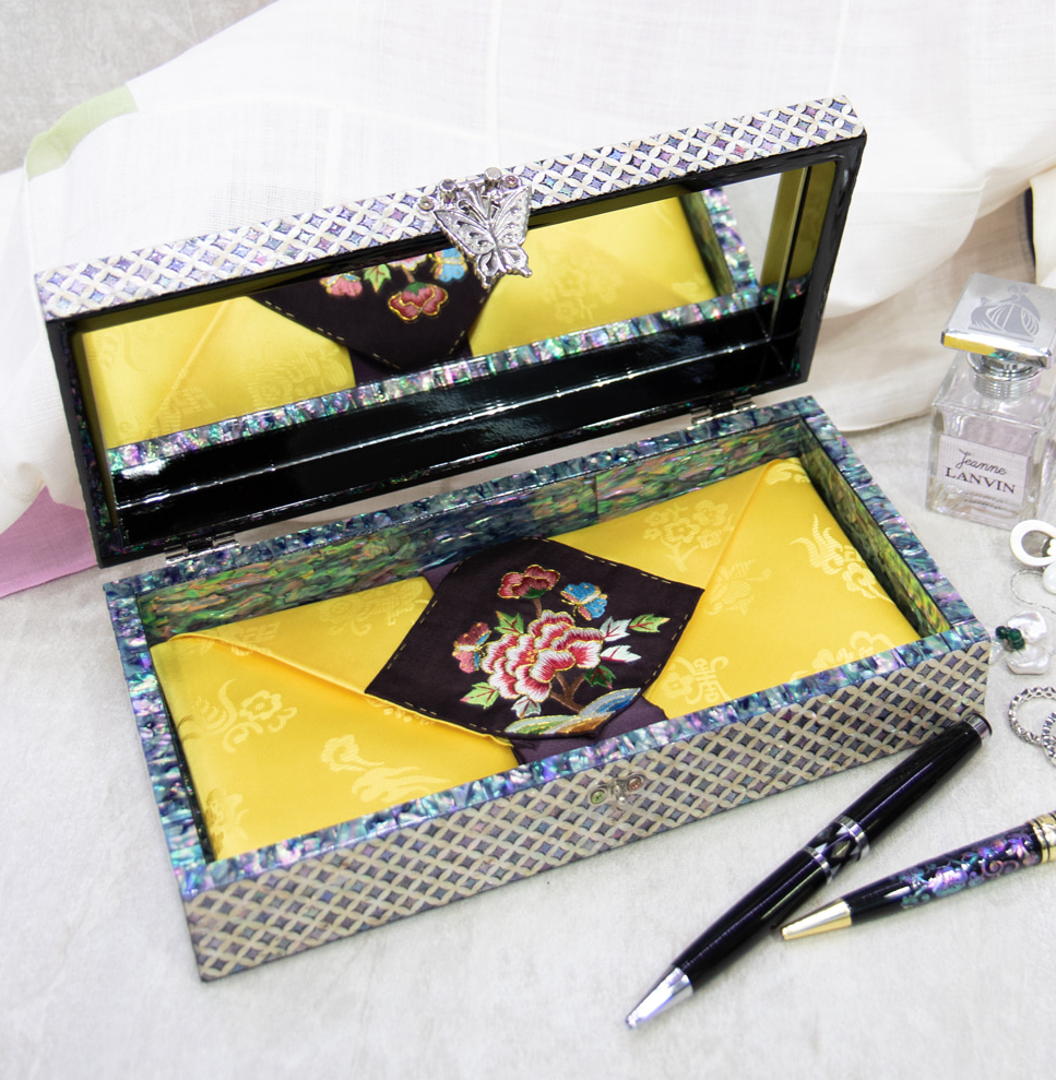Chilbo Pattern Mother-of-Pearl Gift & Jewelry Box
