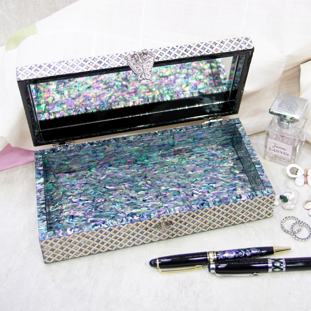 Chilbo Pattern Mother-of-Pearl Gift & Jewelry Box