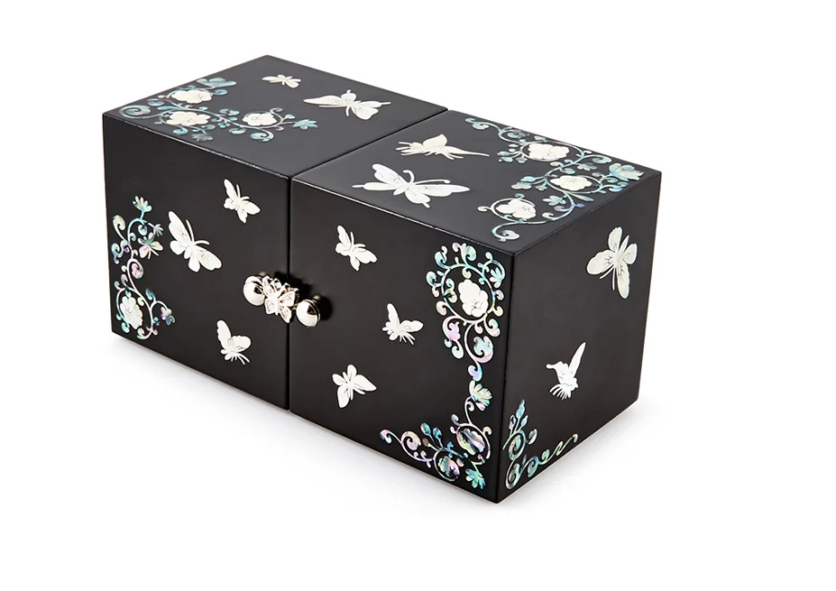 Najeonchilgi Twin Jewelry Box - Butterfly Design (Medium)