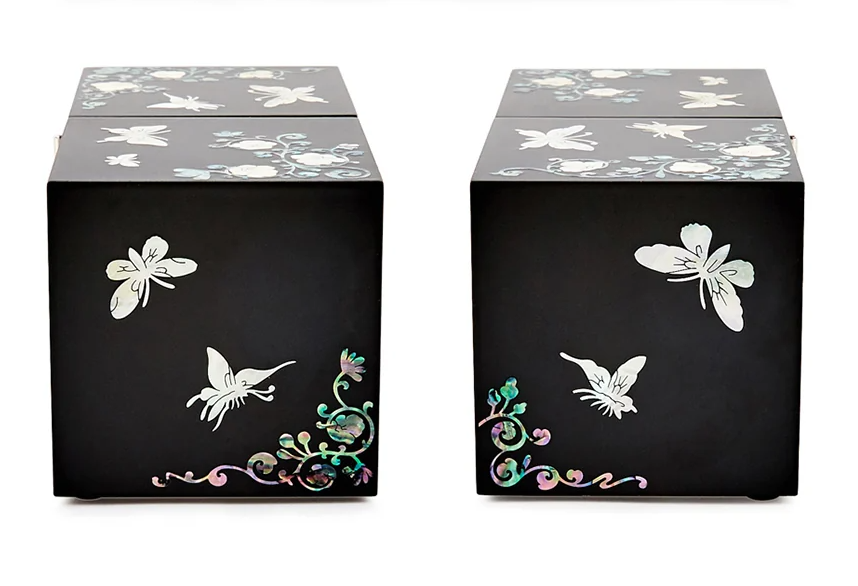 Najeonchilgi Twin Jewelry Box - Butterfly Design (Medium)
