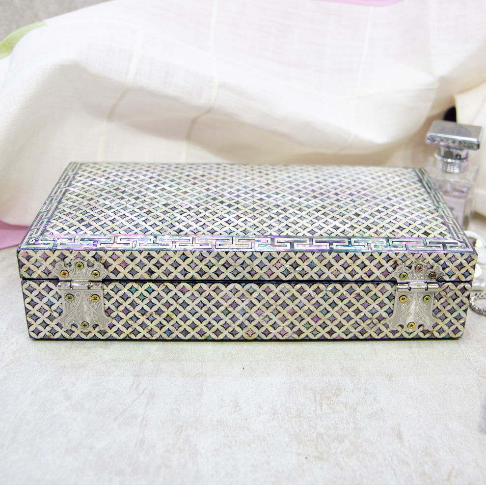 Chilbo Pattern Mother-of-Pearl Gift & Jewelry Box
