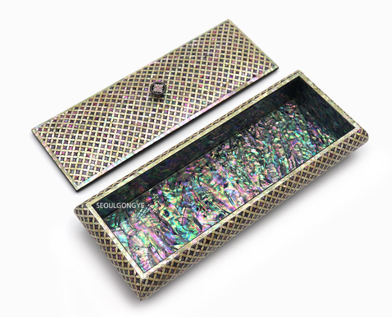 Chilbo Pattern Mother-of-Pearl Stationery Box (Large)