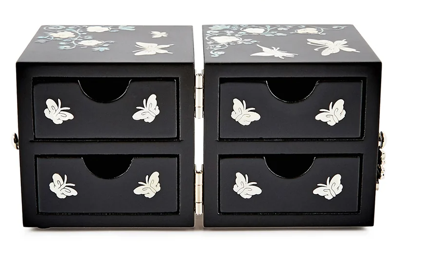 Najeonchilgi Twin Jewelry Box - Butterfly Design (Medium)