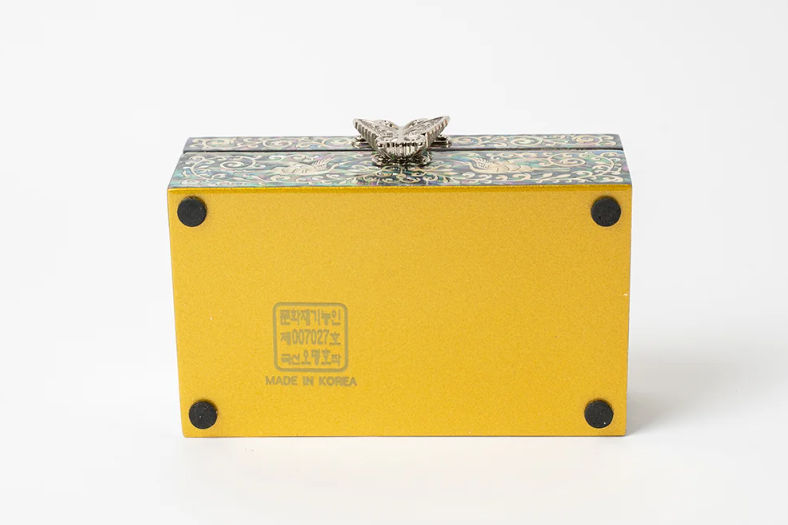 Najeonchilgi Lacquer Ring Box - Pine & Crane Design
