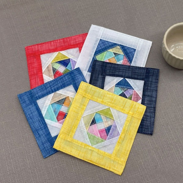 Handmade Ramie Patchwork Coaster