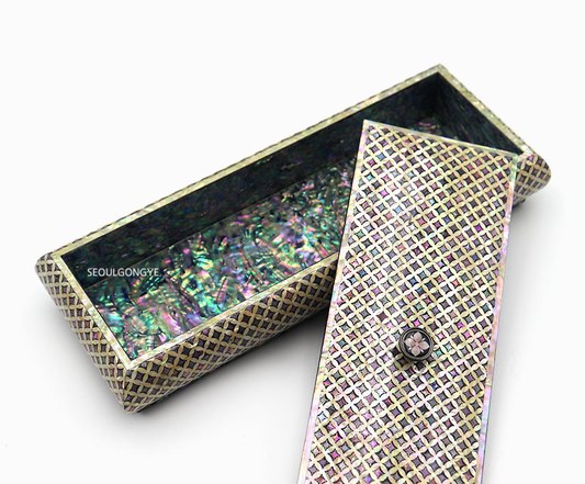 Chilbo Pattern Mother-of-Pearl Stationery Box (Large)