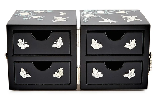 Najeonchilgi Twin Jewelry Box - Butterfly Design (Medium)